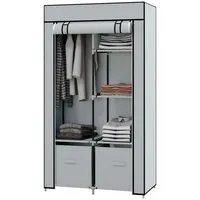 Homcom Stoffschrank 1-türig 42,5 x 162,5 x 42,5 cm