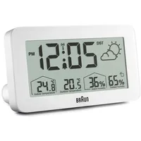Braun BC13WP-DCF digitaler Funkwecker m. Wetterstation