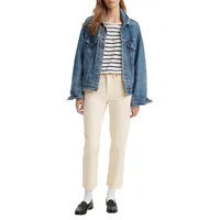 Levi's 501TM Crop Jeans Ecru Booper No Damage 26