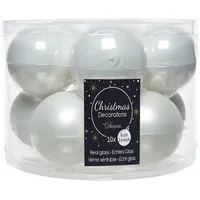 Kaemingk Christbaumkugeln Weihnachtskugeln Glas Ø 6 cm 10 Stück