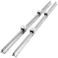 Vevor Linearführung Linearschiene 2 Stk. SBR12-1000mm Kohlenstoffstahl Aluminium Führungsschiene