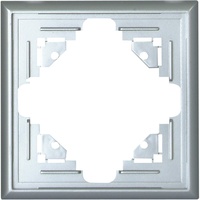 Kopp Abdeckrahmen 1-Fach Malta Silber