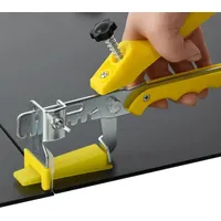 VidaXL Fliesen-Nivelliersystem 250 Keile 500 Clips 1 mm