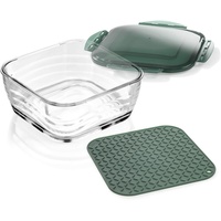 Genius A27054 Nicer Dicer Chef Glasschüssel groß mit Deckel