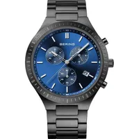 BERING 11743-727 Classic Titanium Chronograph Herrenuhr 40mm 5ATM