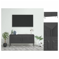VidaXL TV-Schrank Anthrazit 105x35x50 cm Stahl