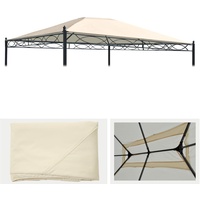 MCW Ersatzbezug Für Dach Pergola Calpe 4x3m Creme