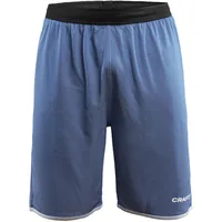 Craft Progress Reversible Basket Shorts - club cobolt/white 3XL