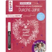 Frechverlag Fensterdeko durchs Jahr mit dem Kreidemarker. Inkl. Original