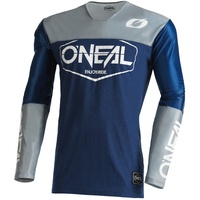 O'Neal Oneal Mayhem Hexx V.22 Motocross Jersey grau-blau, Größe