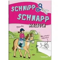 Tessloff Schnipp Schnapp Malbuch. Pferde. Was steckt dahinter?