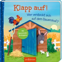 ArsEdition Klapp auf! Wer versteckt sich auf dem Bauernhof?