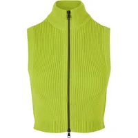 URBAN CLASSICS Short Knit Weste Frozen Yellow XS