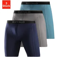 Buffalo Boxer in aquablau, grau, navy, | Gr. XL,
