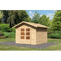 Karibu Gartenhaus KARIBU ""Tarmstedt 6" naturbelassen", beige (naturbelassen), ohne