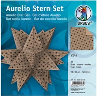 Ursus 34305100 - Faltblätter Aurelio Stern Zeta, braun /