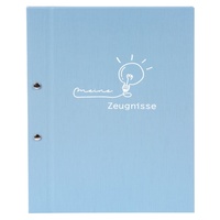 Goldbuch Zeugnismappe frech & frei Hellblau,