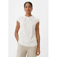 Comma, Comma Satinbluse mit Raffung - 44