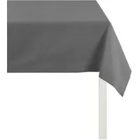 APELT Tischdecke Uni 130 x 170 cm Mischgewebe Grau