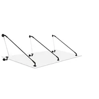 Glaszentrum Hagen Vordach Typ/StBK3 230 x 90 cm schwarz