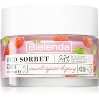 Bielenda Eco Sorbet Raspberry hydratisierende und beruhigende Creme für