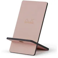 Rhodia Handyhalter italienischem Kunstleder 13x8x8,5 cm Hauch von Rosa