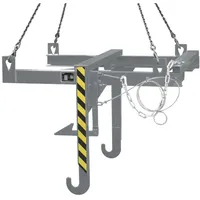 Bauer Südlohn Kipptraverse für Baustoffbehälter BBT, lackiert, Mausgrau