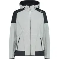CMP Damen Funktionsjacke WOMAN JACKET FIX HOOD, Gesso-Antracite 36