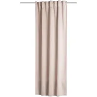 HOMEbasics Vorhang HOME BASICS "BLACKY" Gr. 2, beige, B:140cm