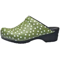 Sanita Original-Fenja Open Clog Green Gr.37 | Grün