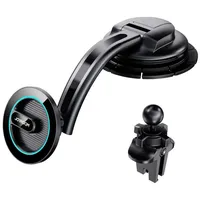 Joyroom magnetischer Autotelefonhalter für Cockpit, Armaturenbrett schwarz (JR-ZS366),