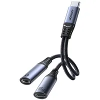 Joyroom SY-C03 USB-C auf 2x USB-C 2in1 DAC-Adapter –