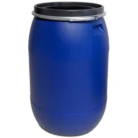 Sterk Plast 220 Liter Weithalsfass mit Deckel und Spannring,