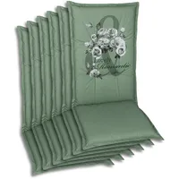 GO-DE Textil Sesselauflage 6er Set