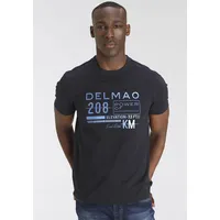 Delmao T-Shirt DELMAO, Herren, Gr. XL (56/58), blau (dunkelblau),
