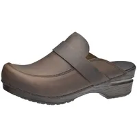 Sanita Original-Knaus Open Clog Antique Brown Gr.39 | Braun