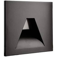 Deko-Light Wandeinbauleuchte 2 eckig schwarz