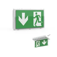 Enovalite LED Fluchtwegleuchte Notleuchte mit Akku und Test-Funktion -