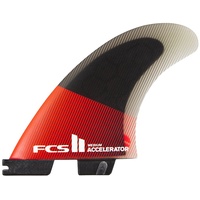 FCS II Accelerator PC Tri Finnen Set Black -