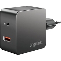 Logilink PRÜFEN (45 W), USB Ladegerät, schwarz