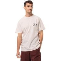 Jack Wolfskin Funktionsshirt DISCOVER - Beige,Schwarz - XXL