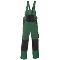 Big Arbeitsschutz BIG-TEXXOR-Workwear, Canvas-Arbeits-Berufs-Latz-Hose, Amazonas, 320g/m2, grün/schwarz,