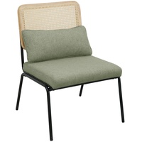 Svita Loungesessel Rattansessel Retrosessel Rattan vintage Grün