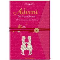Coppenrath Verlag Brief-Adventskalenderbuch - Advent für Freundinnen 24 Gedichte