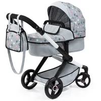 Bayer Kombi-Puppenwagen Xeo grau