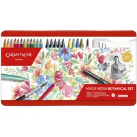 Caran d'Ache Caran d'Ache, Malstifte, Botanisches Multiprodukt-Set Sonderedition (Mehrfarbig,