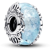 Pandora Disney Cinderella Murano-Glas-Charm aus Sterling-Silber, kompatibel Moments Armbändern,