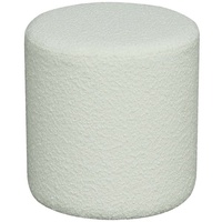 House Nordic Pouf Ejby Stoff Weiß