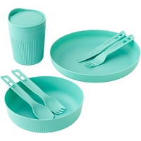 Sea to Summit Passage Dinnerware Set aqua sea blue