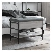 VidaXL Schuhbank Grau Sonoma 62x42x45 cm Holzwerkstoff